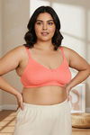 Zivame True Curv Double Layered Non Wired 3/4th Coverage Sag Lift Bra - Georgia Peach — thumbnail 2